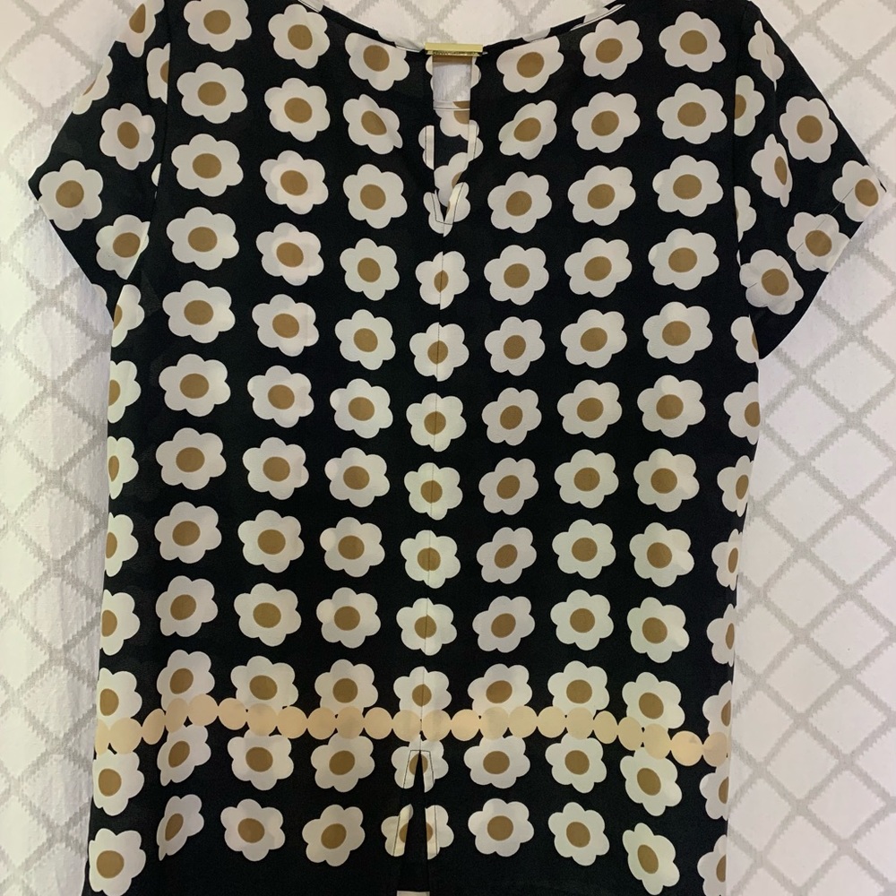 Anne Klein Flower Blouse